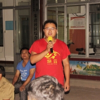 【君子文化】晏城街道朱君村举行焕云国学讲座，高焕云老师为村民讲解“朱君人格言”